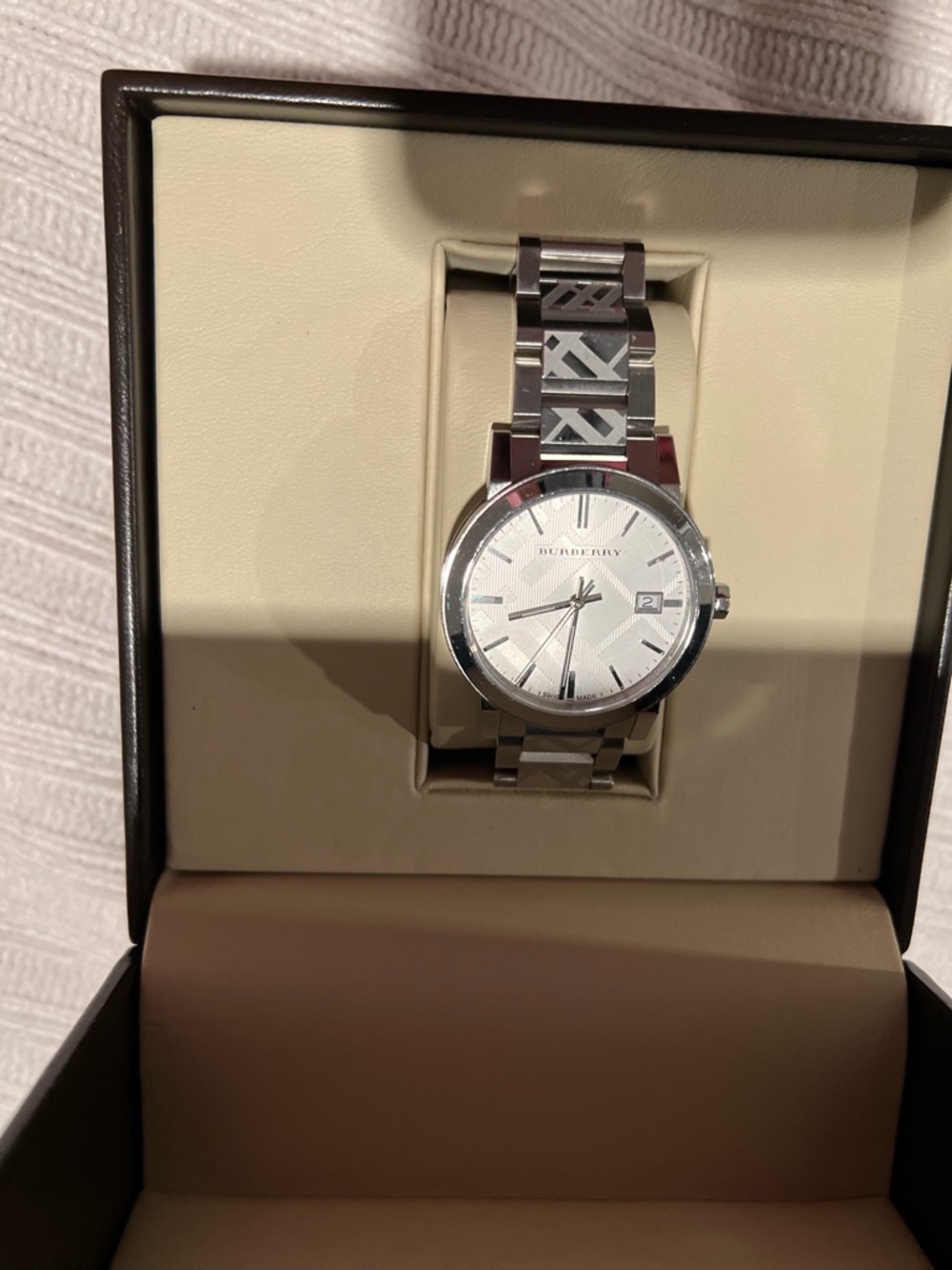 Burberry BU9000 Silver Dial Men's Watch